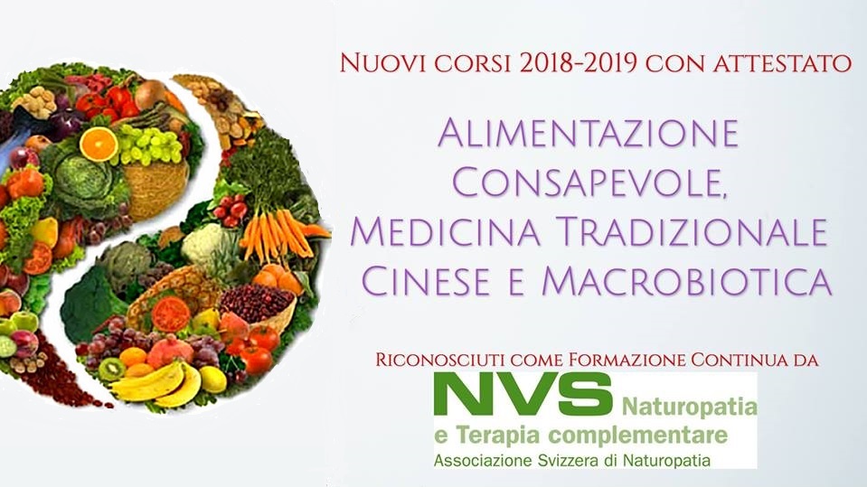 13 settembre 2018 Serata di introduzione all’Alimentazione Consapevole a Lugano
